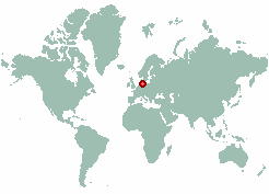 Bjergemark in world map